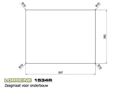 Fregadero 3415R Lorreine Luxe de acero inoxidable de un seno y medio 3415cm para montaje encastrado a ras , en superficie y bajo encimera 1150178230