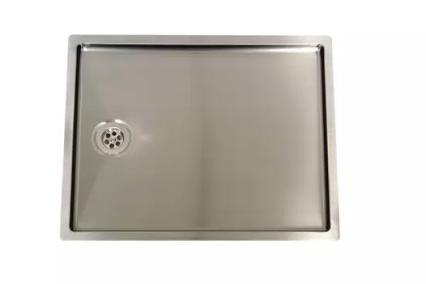 Superficie de desagüe ABK Bingara de acero inoxidable 52x40cm enrasado BIN52FVI