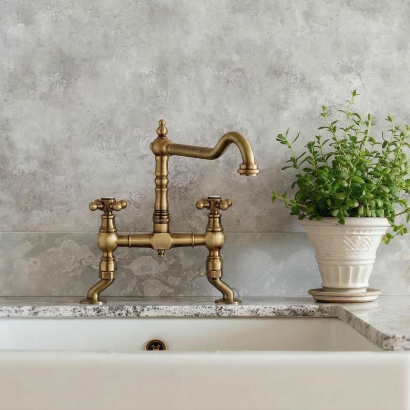 Grifo de cocina Nostalgic Bronce V1979BRST