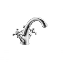 Mezclador de lavabo Huber Victorian Cromado / Dorado VT0005107G