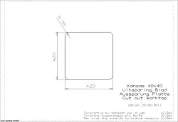 Fregadero Reginox de acero inoxidable 40x40 25 cm de alto extra profundo de montaje bajo encimera, en superficie y encastrado 1150431330