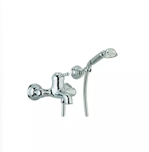 Mezclador de baño Cisal Arcana Royal con teleducha en color bronce AY00012027