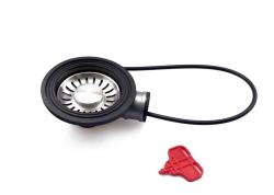 Desagüe automático Franke para fregadero con tapón Turbo MO con pulsador 112.0307.020