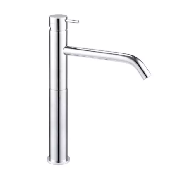 Grifo  Waterevolution Flow monomando  caño alto para lavabos incluido tapón click cromado T11501