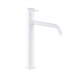 Grifo  Waterevolution Flow monomando para lavabos blanco mate T115BR