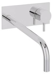 Grifo para lavabo Waterevolution Flow empotrado con embellecedor cromado y caño 25cm T1161B01-25