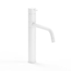 Grifo monomando de cocina Waterevolution Flow blanco mate T150BR