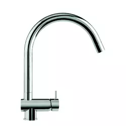 Grifo monomando de cocina Waterevolution Flow blanco mate con caño extraíble T155BR