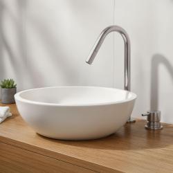 Grifo  Waterevolution Flow monomando de 2 orificios cromado con caño pequeño V 120mm T1121V01