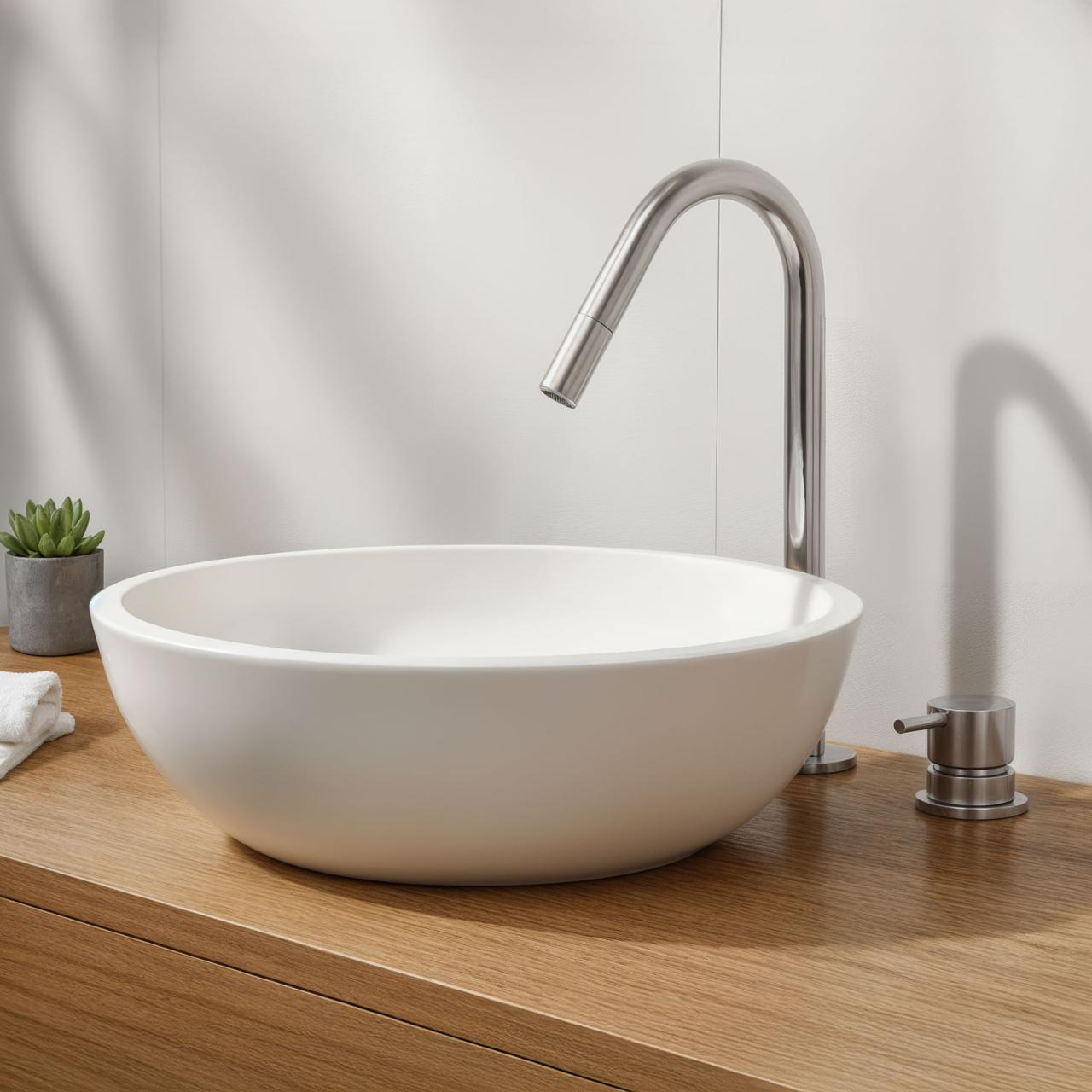 Grifo  Waterevolution Flow monomando de 2 orificios cromado con caño pequeño V 120mm T1121V01 - Productafbeelding 2