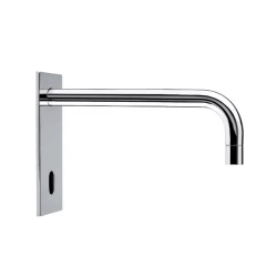 Grifo de lavabo electrónico Waterevolution Flow con sensor de infrarrojos cromado y caño 25cm T1161EE01-25