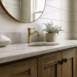 Grifo PB Classic para lavabo pilar bronce 1208592572