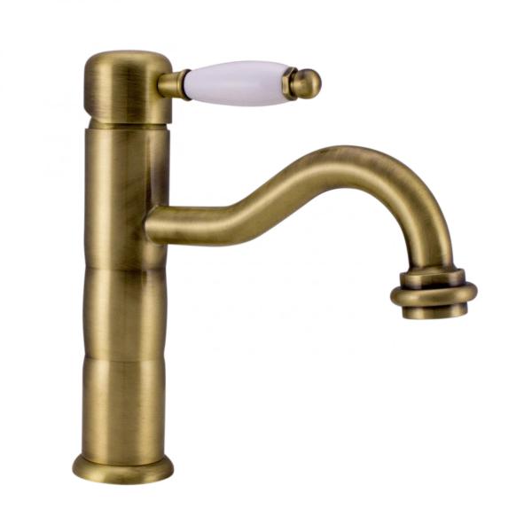 Grifo PB Classic para lavabo pilar bronce 1208592572