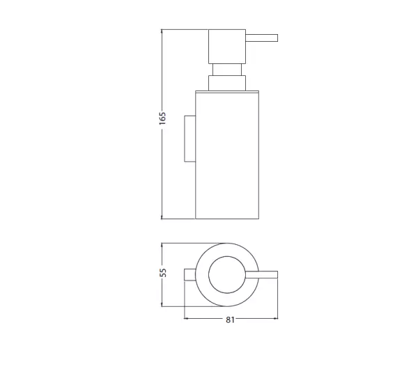 Dispensador de jabón Waterevolution Deep cromado A22601