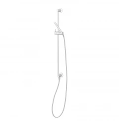 Barra deslizante Waterevolution Flow con teleducha 800mm blanco mate T1661BR