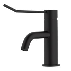 Grifo de lavabo Waterevolution Flow incluido tapón clic negro mate T111PR