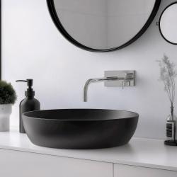 Mezclador de lavabo Waterevolution Flow empotrado con embellecedor cromado y caño 15cm T1161B01-15