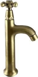 Grifo de lavabo PB Classic con pomo de estrella agua fría color bronce 1208855542