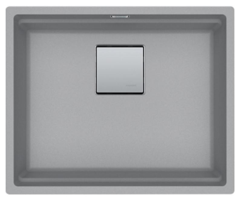 Fregadero Franke Kubus KNG 110.52 52x42 granito gris  bajo encimera 125.0527.400