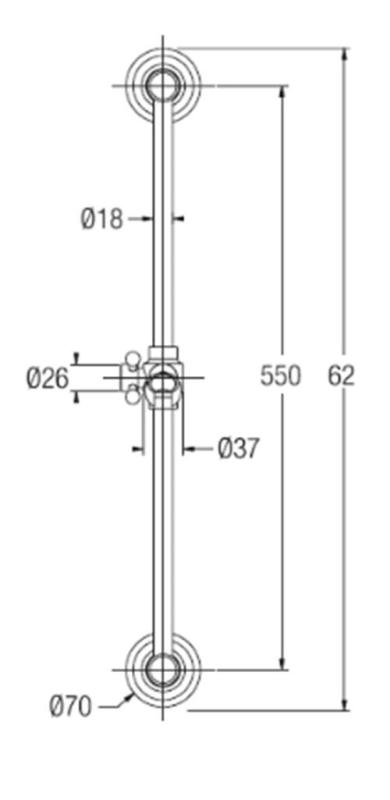 Conjunto deslizante PB Classic con teleducha y flexo de ducha acero inoxidable 1208899112