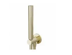 Juego de teleducha Waterevolution Flow para bañera completa con conector de pared Latón satinado T1621LE