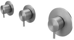 Termostato Waterevolution Flow  de ducha empotrado con 2 válvulas de cierre Acero inoxidable 1208916472