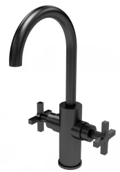 Grifo de lavabo Waterevolution Cruz negro mate 1208916872