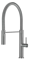 Grifo de cocina Lorreine Ribble con caño flexible acero inoxidable 1208920477