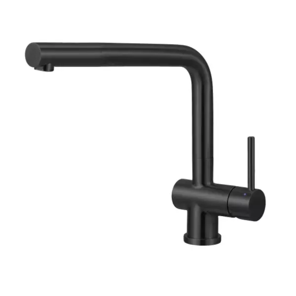 Mezclador monomando de cocina CARESSI Black Line acero inoxidable negro CA108BK ECO 1208920647