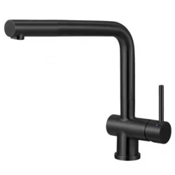 Grifo monomando de cocina CARESSI Black Line con caño extraíble acero inoxidable negro CA108BK U ECO 1208920648