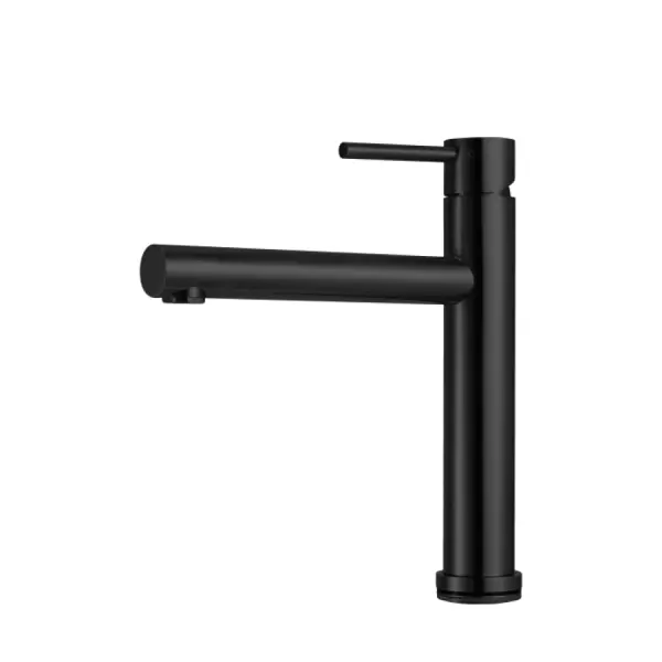 Mezclador monomando de cocina CARESSI Black Line acero inoxidable negro CA116BK ECO 1208920651