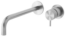 Grifo de lavabo empotrado Watervolution Flow de acero inoxidable con caño de 21 cm T1.16BIEV2