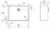 Reginox New Jersey rvs spoelbak 50x37 nieuw model T09J3LLU06GDS R32497