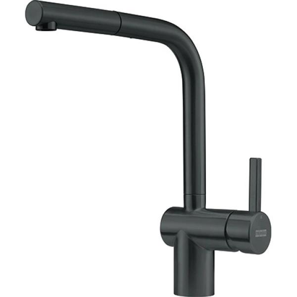 Grifo de cocina Franke Atlas Neo negro satinado  con caño extraíble 115.0550.427