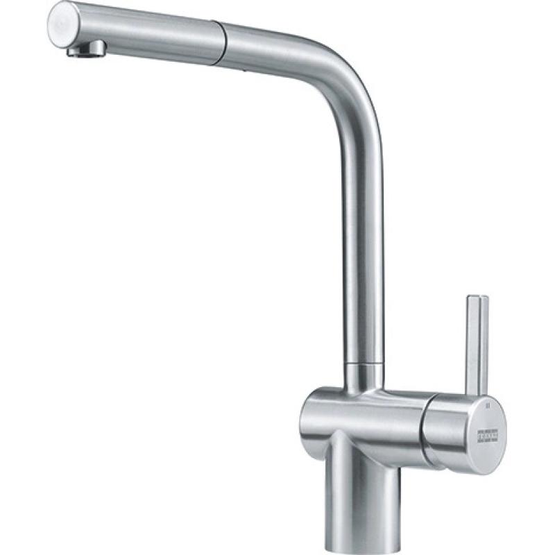Grifo de cocina Franke RVS cepillado Atlas Neo con salida extensible inox 115.0521.438