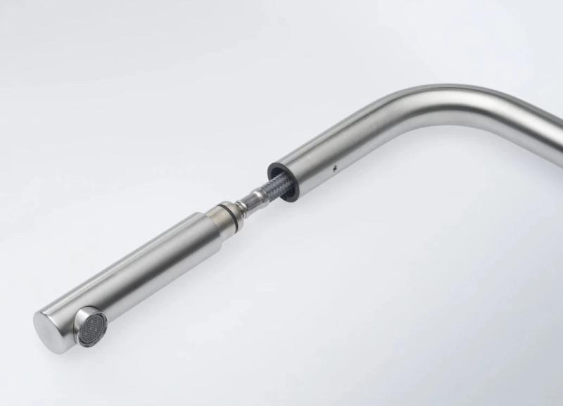 Grifo de cocina Franke RVS cepillado Atlas Neo con salida extensible inox 115.0521.438