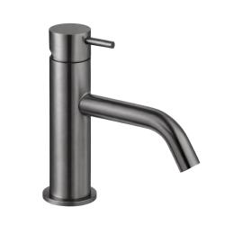 Waterevolution Flow Grifo para lavabo PVD en acabado gris plomizo cepillado  T110GME