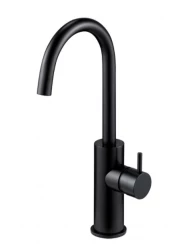 Grifo Waterevolution Flow para lavabo modelo alto negro mate T1121FPR