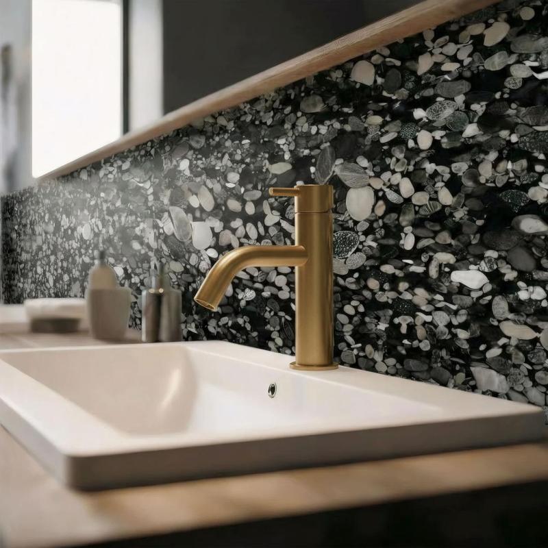 Waterevolution Flow Grifo de fuente de latón cepillado T1101ALE