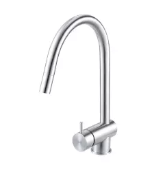 Grifo monomando de cocina Waterevolution Flow de acero inoxidable con caño extraíble T155IE