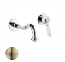 Mezclador PB Nostalgic Monomando de lavabo caño Vintage 21cm acero inoxidable
