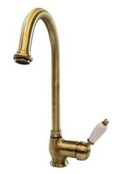 Grifo de cocina PB classic monomando con caño giratorio 200 mm Bronce 1208953114