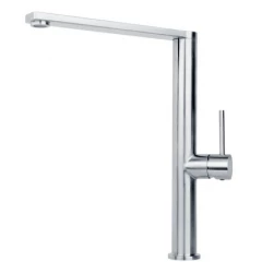 Grifo alto de cocina Reginox Kelso de acero inoxidable con caño giratorio completo de acero inoxidable satinado R34590