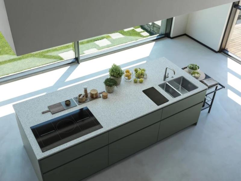 Fregadero Franke Mythos MYX 160.34.16 BL de un seno y medio de acero inoxidable bajo encimera 34+16cm 122.0638.273