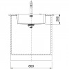 Franke Mythos MYX 210.55 rvs spoelbak 55x40cm vlakbouw 1208953672