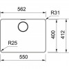Franke Mythos MYX 210.55 rvs spoelbak 55x40cm vlakbouw 1208953672