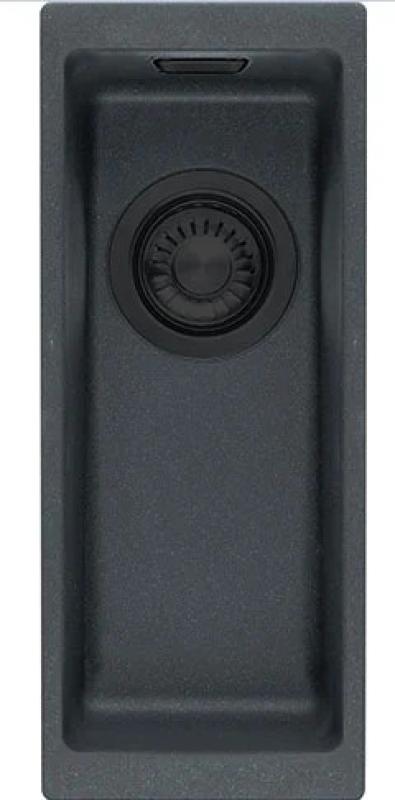 Fregadero Franke de resina en color negro 16x41cm bajo encimera 1208953775