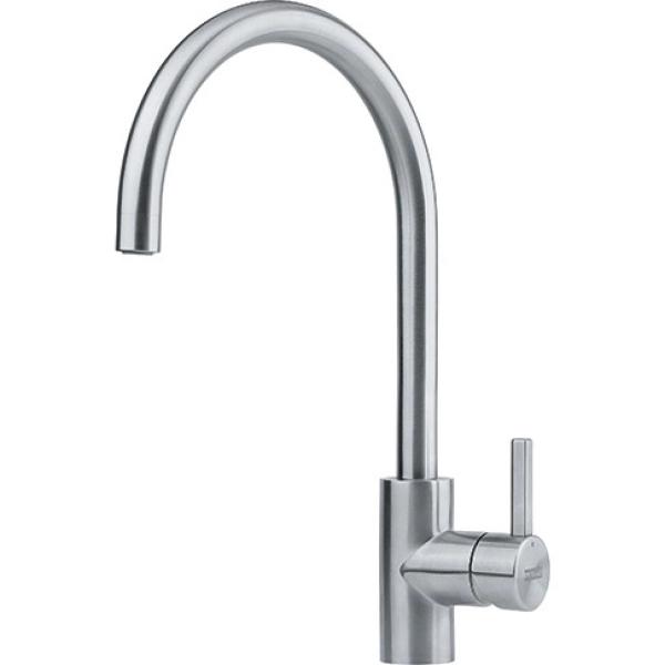 Grifo de cocina Franke Eos Neo caño giratorio completo acero inoxidable 115.0590.044