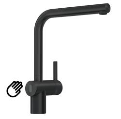 Grifo de cocina Franke Atlas Neo Sensor negro satinado  caño giratorio 115.0625.525