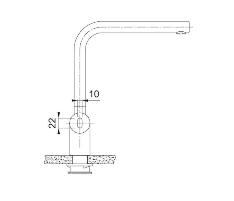 Grifo de cocina Franke Atlas Neo Sensor negro satinado  caño giratorio 115.0625.525